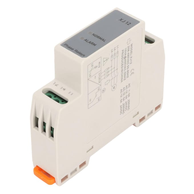 3-fasenvolgorderelais PC-behuizing Lichtgewicht Stabiel Faseverliesrelais voor Liftmotor 208-480VAC