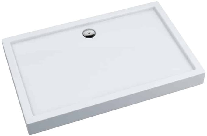 Schedpol Kronos PLUS Serie - Rechthoekige Douchebak - 120x90x14 cm - Antibacteriële Coating - Wit