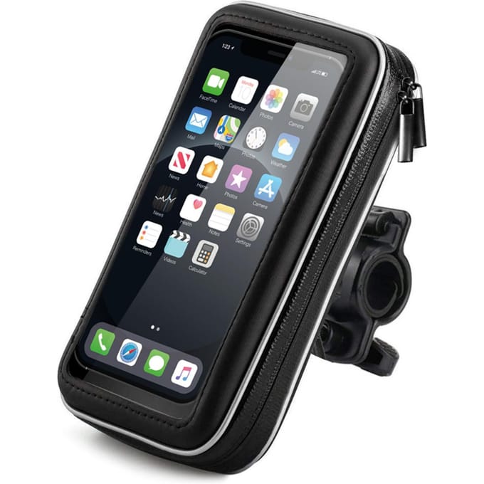 Wozinsky phone holder for bike motorcycle scooter black (WBHBK7)