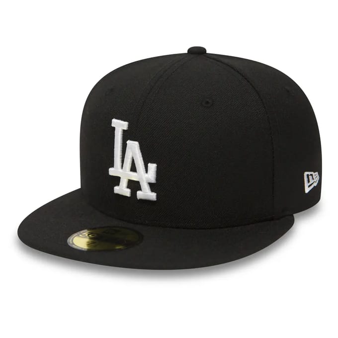 New Era pet 59fifty mlb  basic los angeles Wit-7 1/2 (60)
