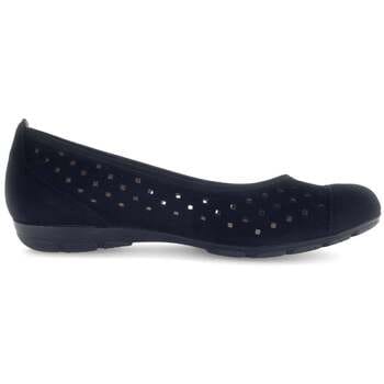 Gabor 64.169.17 - dames ballerina - Zwart - maat 37 (EU) 4 (UK)
