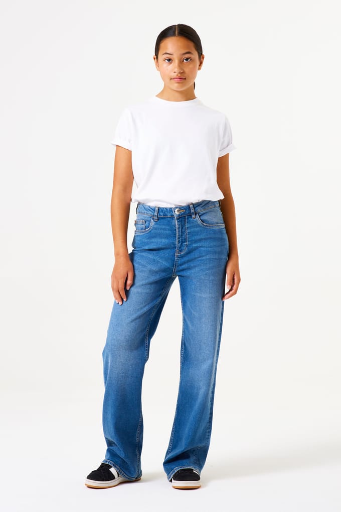 GARCIA Ilvy Meisjes Straight Fit Jeans Blauw