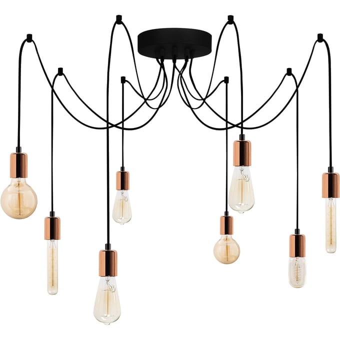 8-lichts Hanglamp Cappi | Opviq