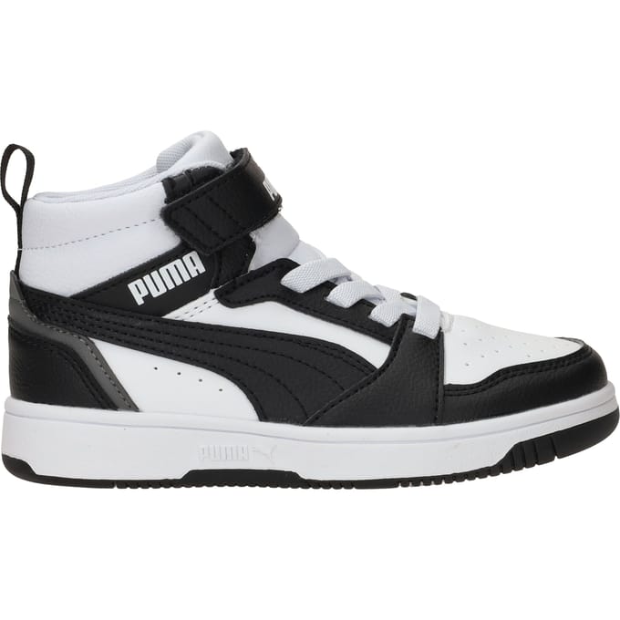 PUMA Puma Rebound V6 Mid AC+ PS Unisex Sneakers - PUMA White-PUMA Black-Shadow Gray