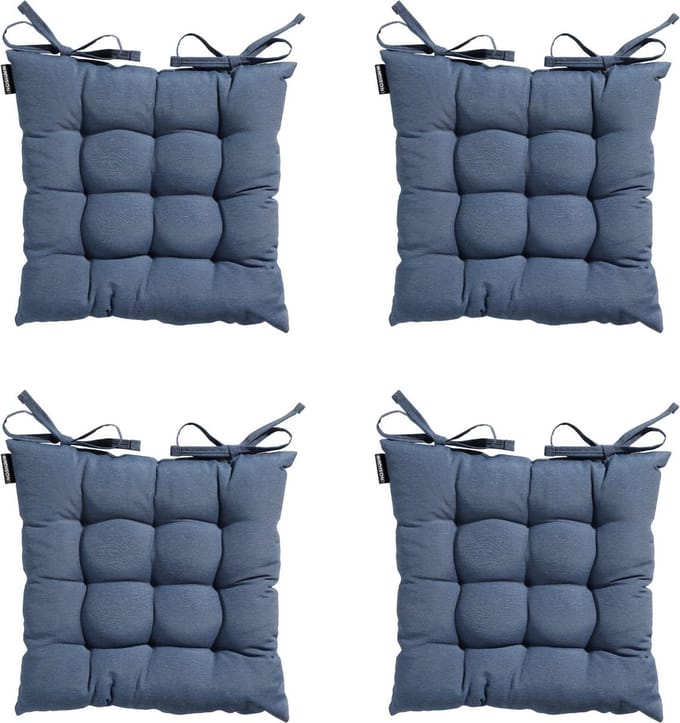 Madison - Zitkussen - Universeel - 4 stk. - 46x46 cm - Safier - Tuin