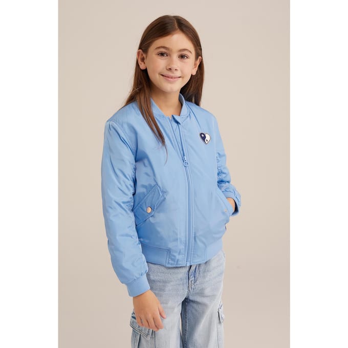 WE Fashion Bomber Light Blue Taglia: 98/104 | Giacche Outlet | kids | Blu