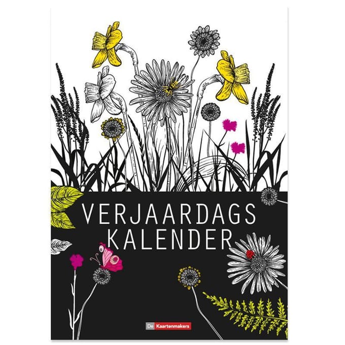 Verjaardagskalender Shadows - 21 cm breed - natuur
