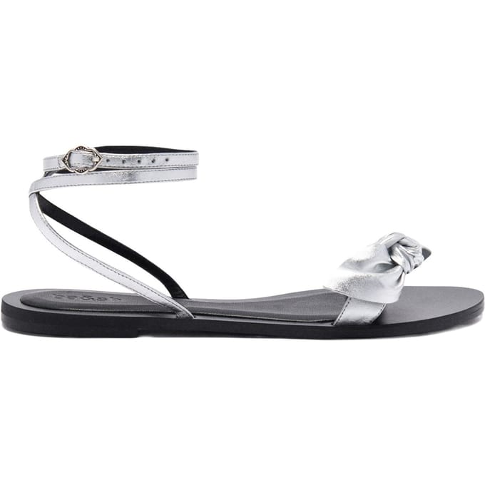 BA&SH Sandales Plates Carmine Silver Taglia: 36 | Infradito Outlet | Donna | Grigio