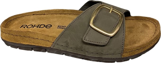 Rohde Damen Pantolette Rodigo D in oliv