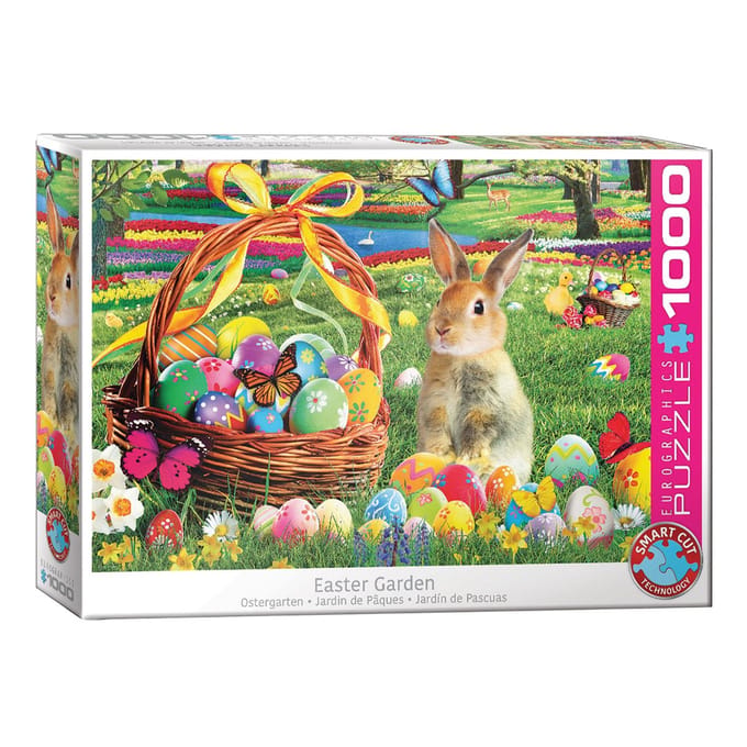 Eurographics - Paastuin (Easter Garden) - 1000 stukjes - Pasen Legpuzzel