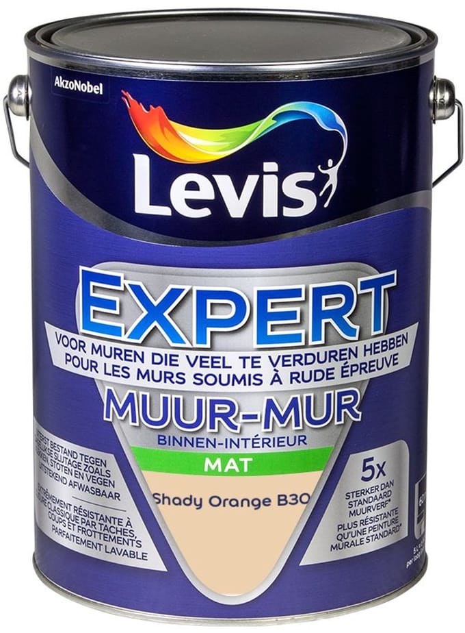 Levis - Expert Muur Binnen Mix - Shady Orange B30 - Mengverf - 5 L