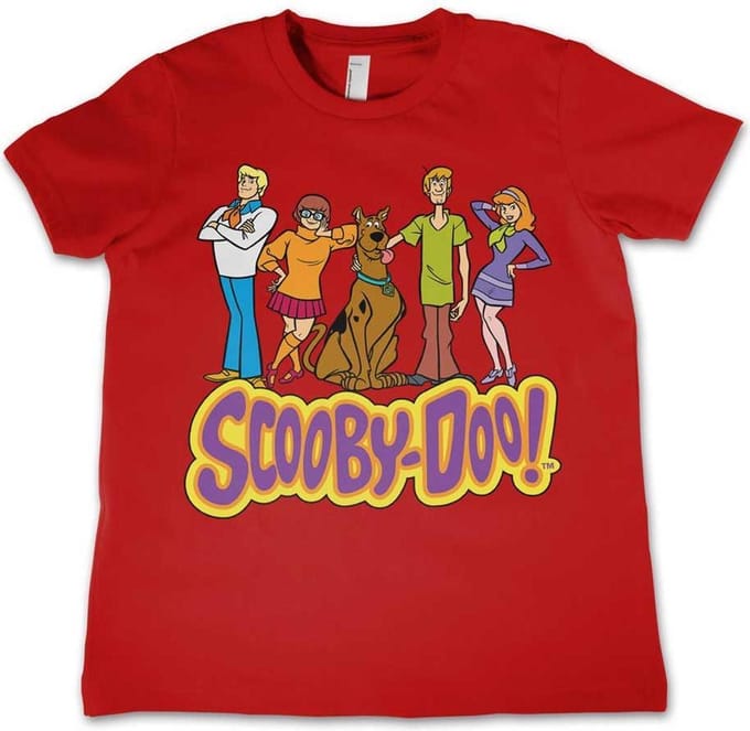 ScoobyDoo Kinder Tshirt -XS- Team Rood