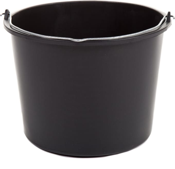 Emmer-bouw-12 Liter - Zwart- 1 stuk
