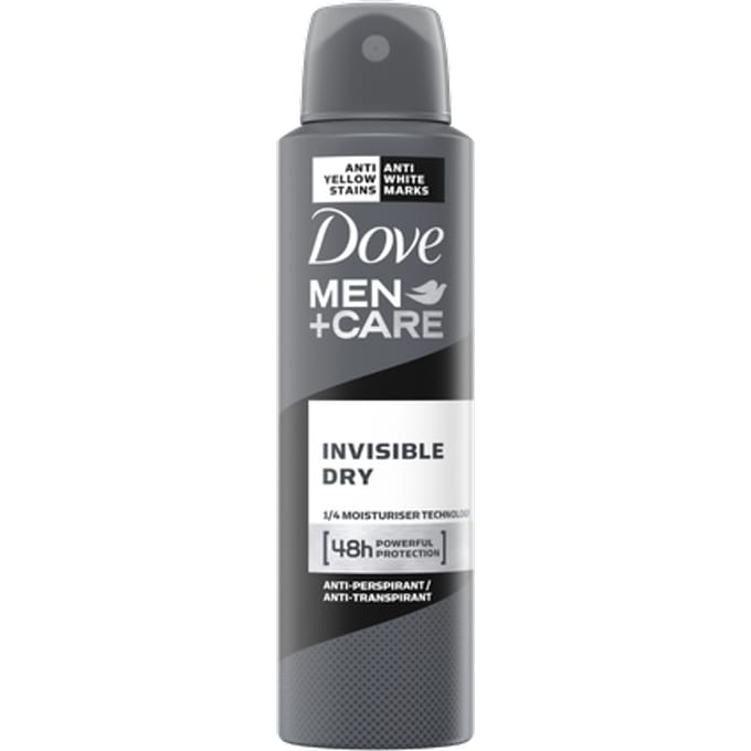 Dove Men+Care Invisible Dry 48h Anti-Transpirant Deodorantspray - 150 ml