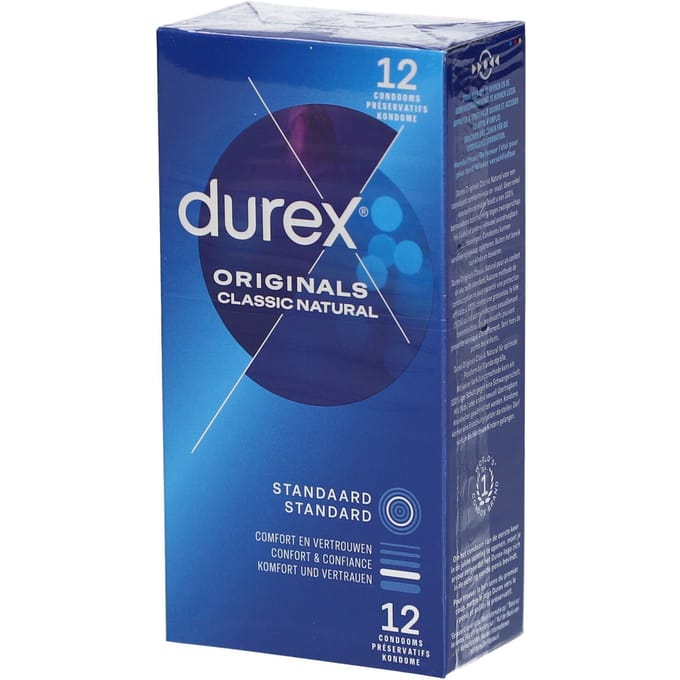 Durex - Originals Classic Natural Condooms 12 st.