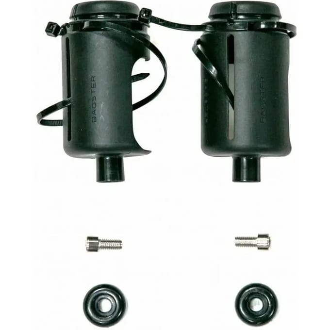 Set van 2 handvatten met hulzen + schroeven Bagster