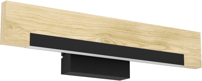 EGLO CAMACHO WALL L440 9,6W 1050LM EIKEN/ZWART FSC