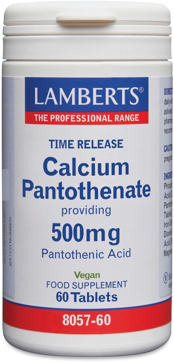 Lamberts - Calcium Pantothenaat - 60 tabletten