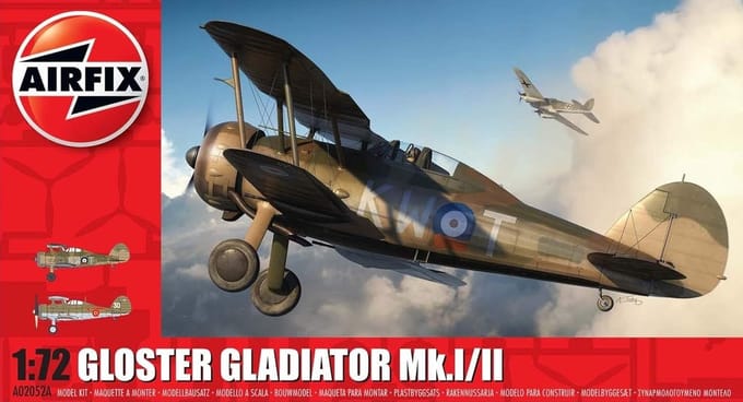 Gloster Gladiator Mk.I/Mk.II Model Vliegtuigen 1:72
