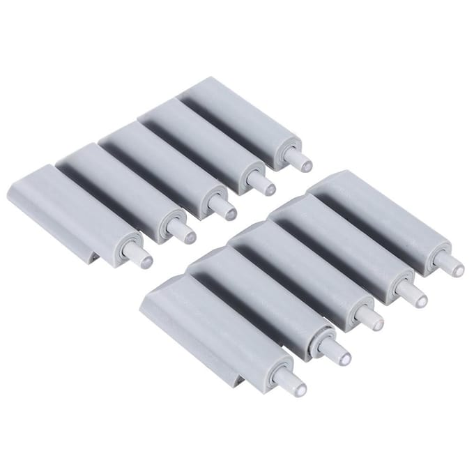 10 stuks ABS Kastdeur Kastlade Scharnier Druk om te Openen Systeem Demper Buffer Vanger Plastic Tip White