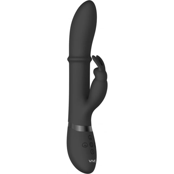 VIVE by Shots - Halo - Ring Rabbit Vibrator - Black