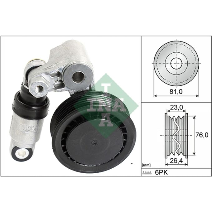 Schaeffler Ina Spanarm, V-ribbelriem INA 534 0011 10