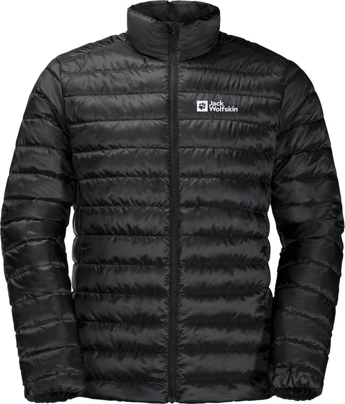 Jack Wolfskin - Heren Jas zomer Pack&Go Down Jacket - Zwart - Maat XL