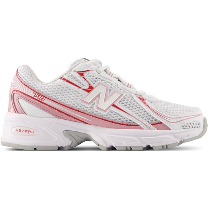 New Balance 740 - GS - White Pink Taffy Team Red - Maat EU 38.5