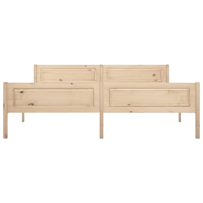vidaXL - Bedframe - massief - grenenhout - 180x200 - cm