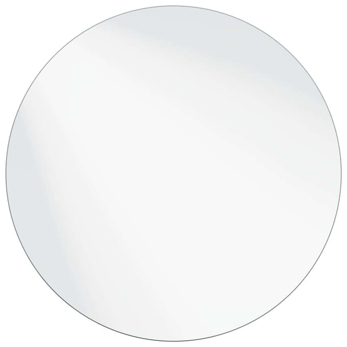 vidaXL - Wandspiegel - Rond - Ø - 30 - cm - gehard - glas