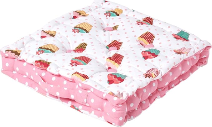 Homescapes Sitzkissen Cupcakes 40 x 40 x 10 cm