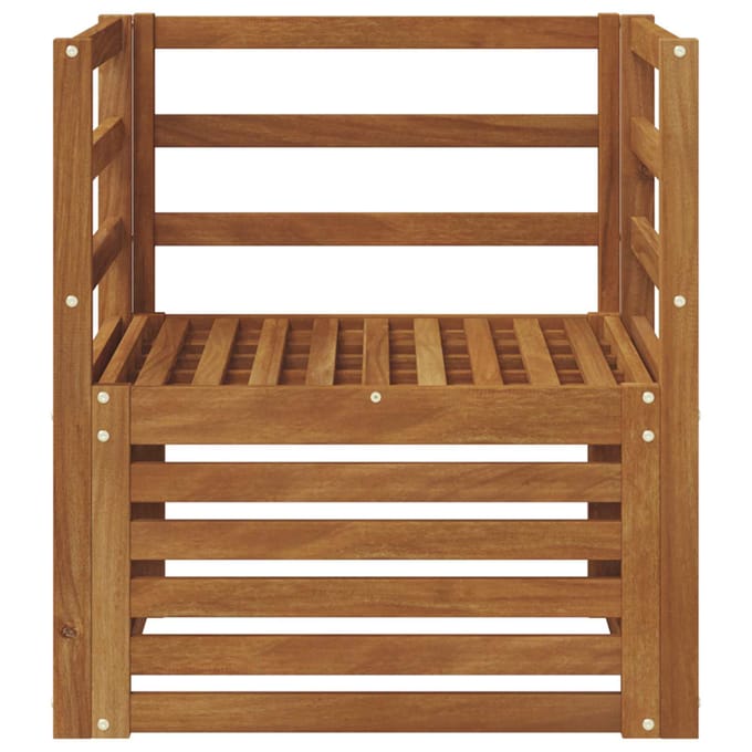 vidaXL - Buiten - bank - set - Massief - Acacia - Hout