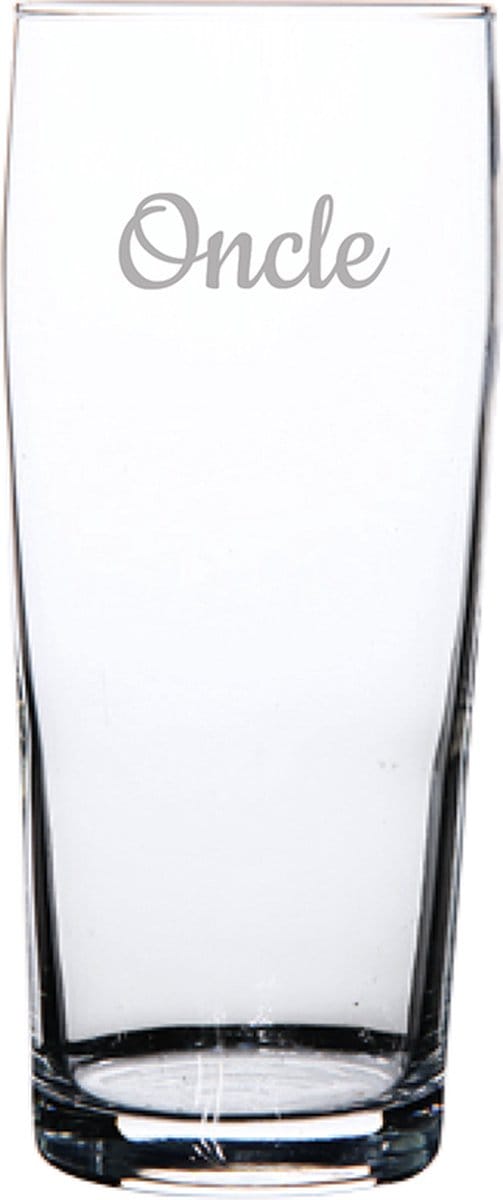 Bierfluitje gegraveerd - 19cl - Oncle