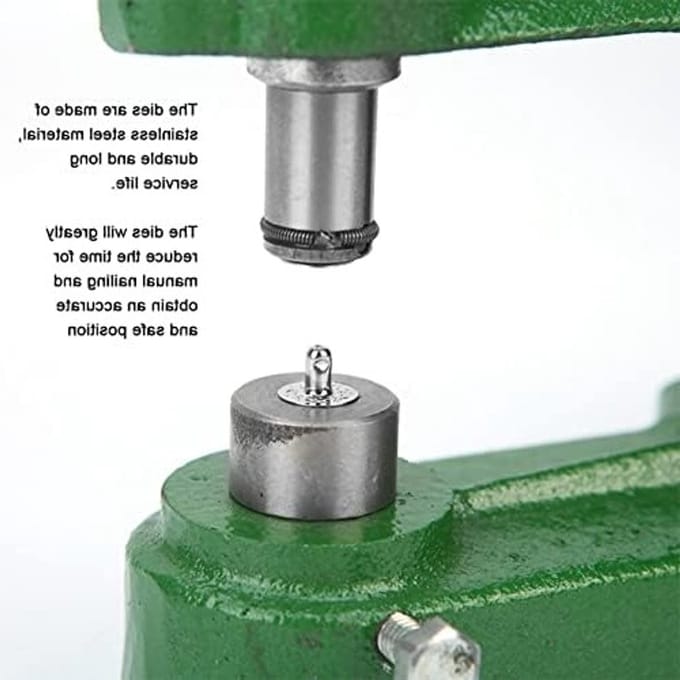 Set van 4 Snap Button Doppen van RVS, Vervangingskits voor 651/633/831 Knoppen, Duurzaam en Handig
