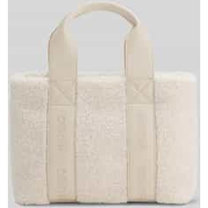 HUGO handtas schoudertas Becky SH Mini Tote Open White crème