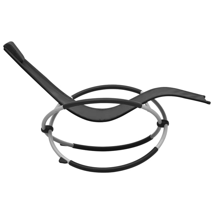 vidaXL - Kinderligbed - staal - zwart