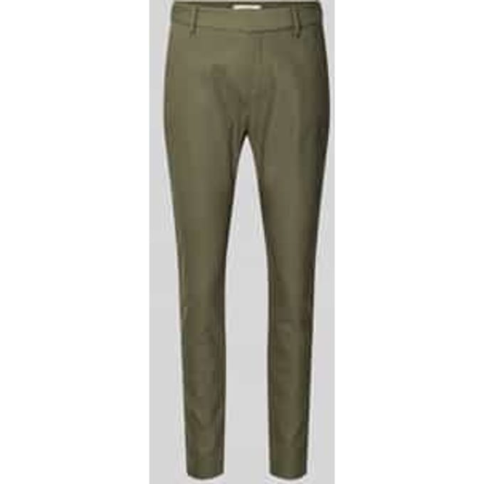 Stoffen broek met achterzakken, model 'Abbey'