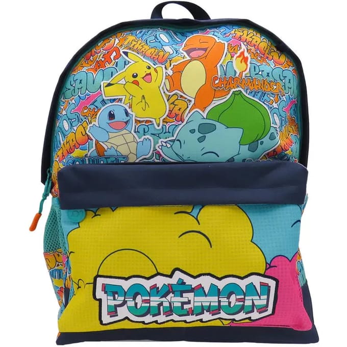 Pokémon - Rugzak - Pikachu - Squirtle - Charmander - Bulbasaur - 2 vakken - 40cm - Premium Quality