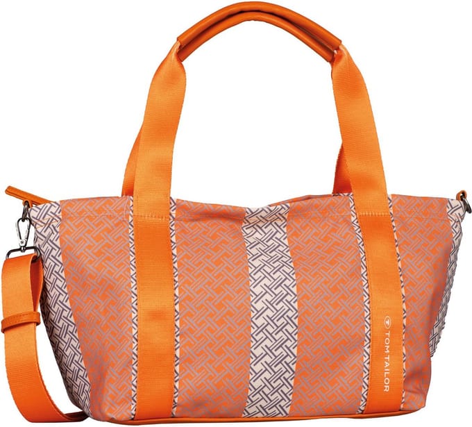 TOM TAILOR Schoudertas Leoni Zip Shopper Orange Veelkleurig