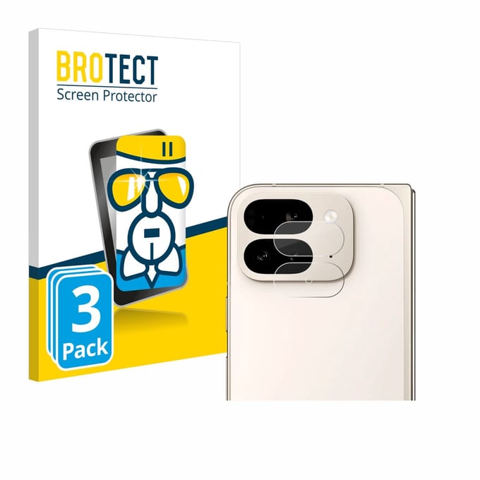 Screenprotector 3 Stuks voor Google Pixel 9 Pro Fold (ALLEEN Camera Lens) Beschermglas transparant