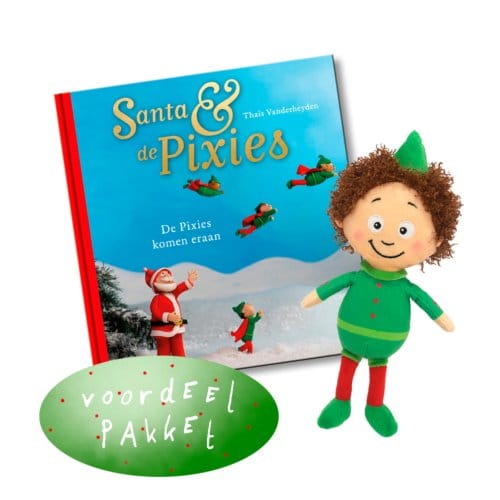 Santa & De Pixies, Pakket Pixiepop + De Pixies Komen Eraan - Santa & De Pixies - Thaïs Vanderheyden