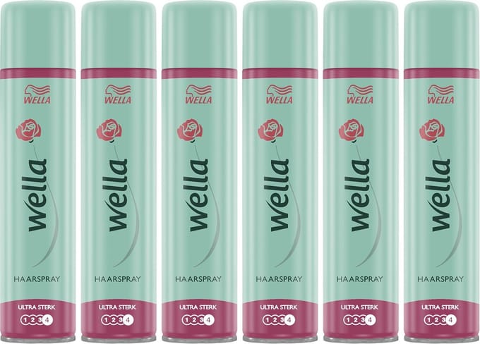 Wella Ultra Strong Hairspray -  haarspray - 6 x 250 ml