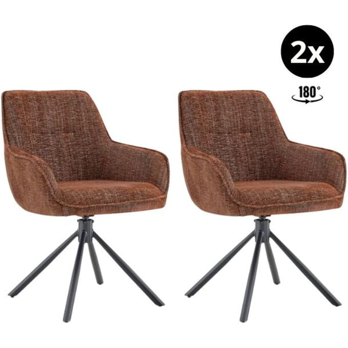 Multifurn Eetkamerstoel mika (set van 2)