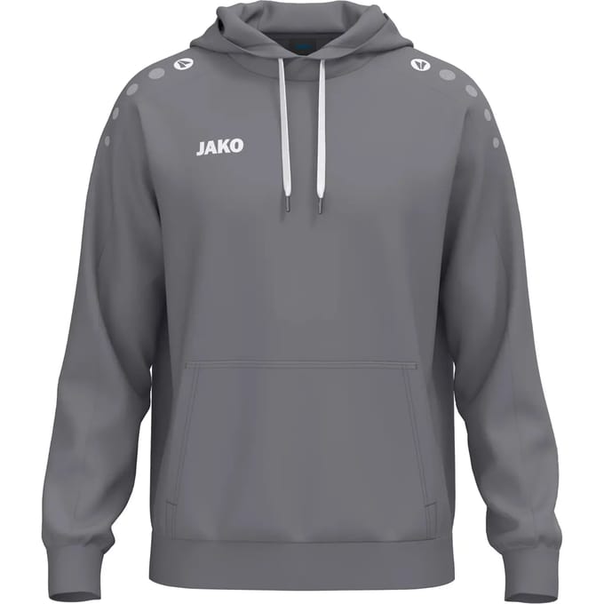 JAKO Sweater met kap One Cotton grijs kindermaten 6701k-825