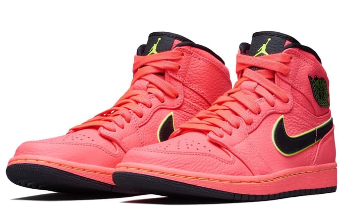 Jordan 1 Retro High Hot Punch Dames AQ9131-600 40 pink