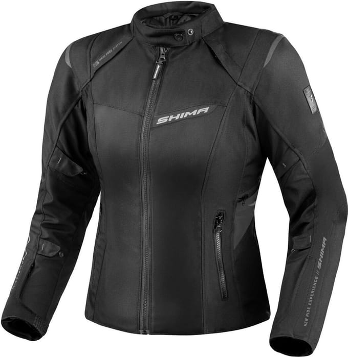 SHIMA Rush 2.0 Waterproof Dames Zwart Textiele Motorjas - Jas