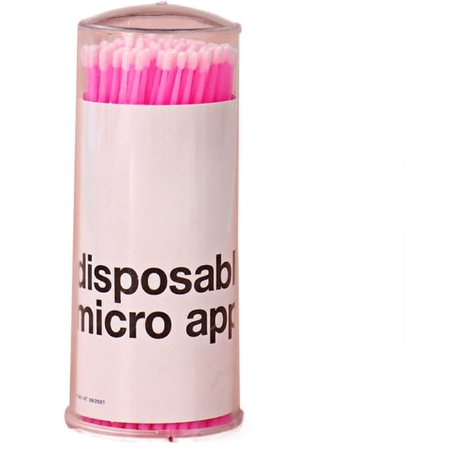 Gebitsreiniging Microborstel Wegwerptandapplicators Microblading Wattenstaafjes Wimperverlenging Bottled white