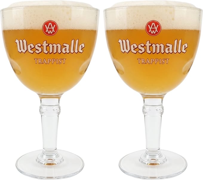 Westmalle Bierglazen Trappist - 330 ml - 2 stuks