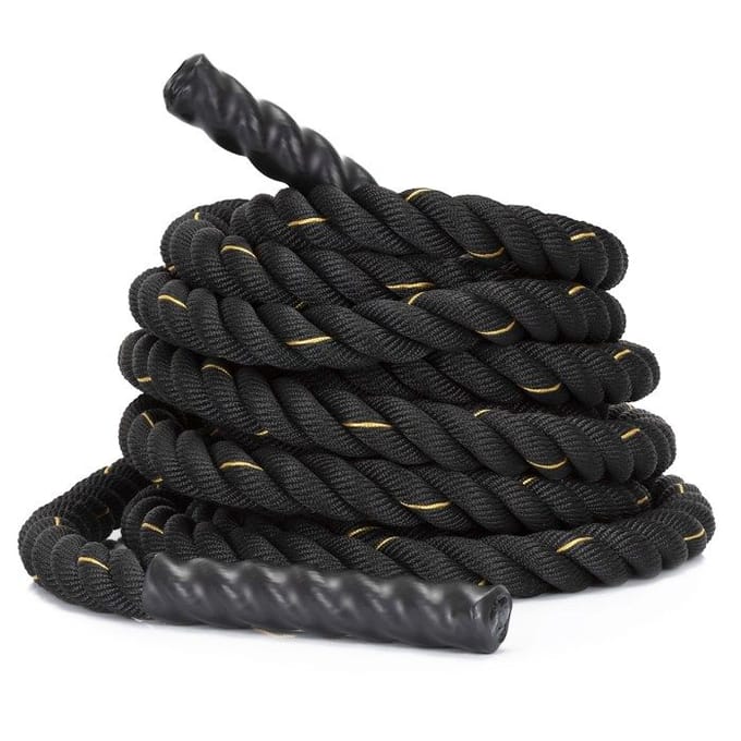 Actiget® Battle Rope - 9 Meter - Inclusief Hoes - 6.2 KG - Zwart
