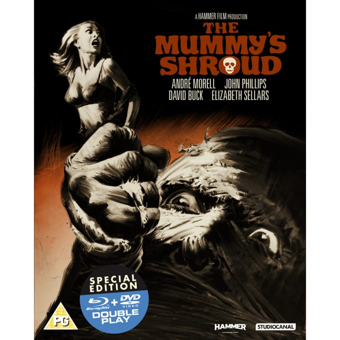 The Mummys Shroud - Double Play (Blu-Ray en DVD)